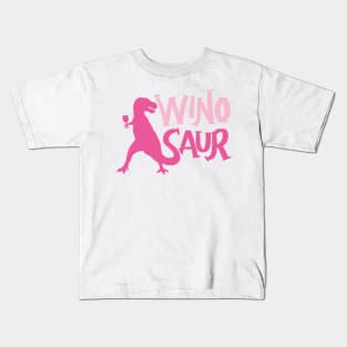 WinoSaur - Funny Wine lover shirts and gifts - T-Rex Women Woman Girls Kids T-Shirt